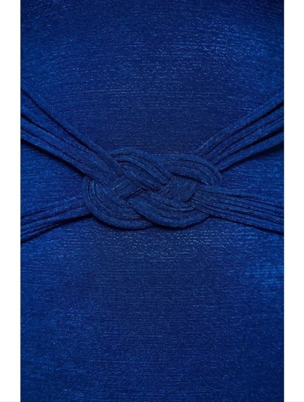 NWT Trina Turk Crepe Wrap One Piece Swimsuit Indigo Women's Beautiful Waist ๐ - Picture 5 of 6